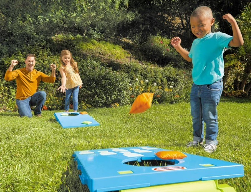 Kids-bean-bag-toss Sports Day Activities for Kindergarten: Fun Games Kids Will Love